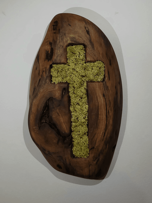 Carved Cross Decoration
